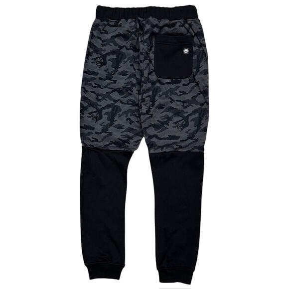Ecko Unltd Men's Sweatpants Colorblock Camo Sidestrip Logo Fleece Jogger - Picture 2 of 4